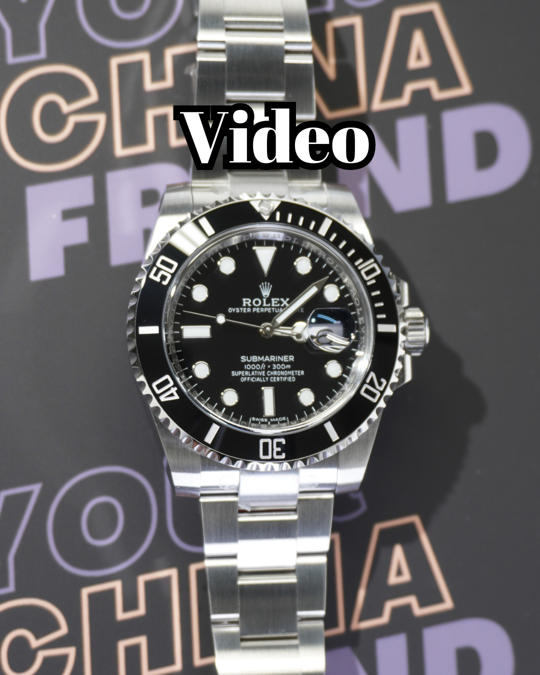 Black Submariner 41mm video