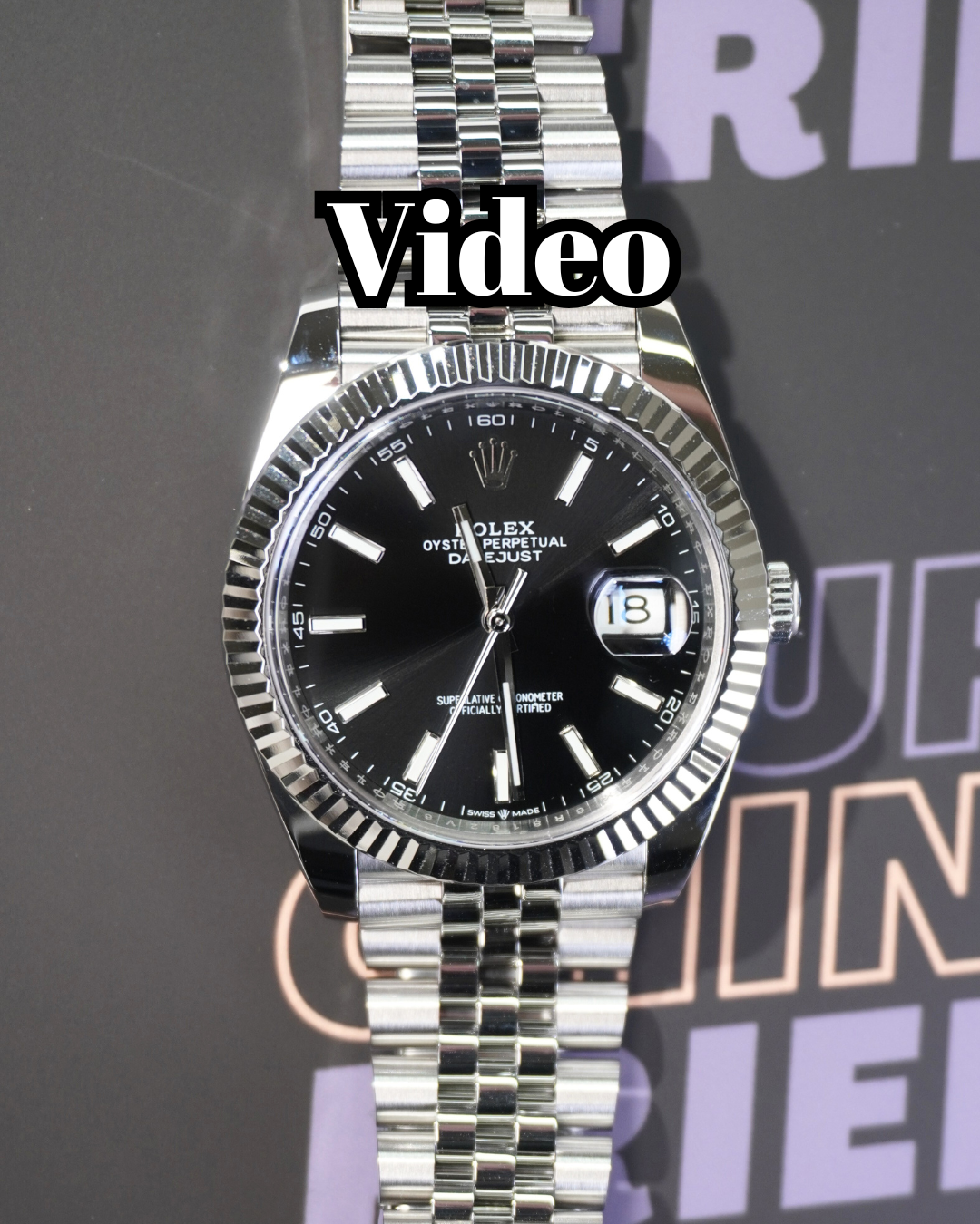 Datejust Black 41mm video