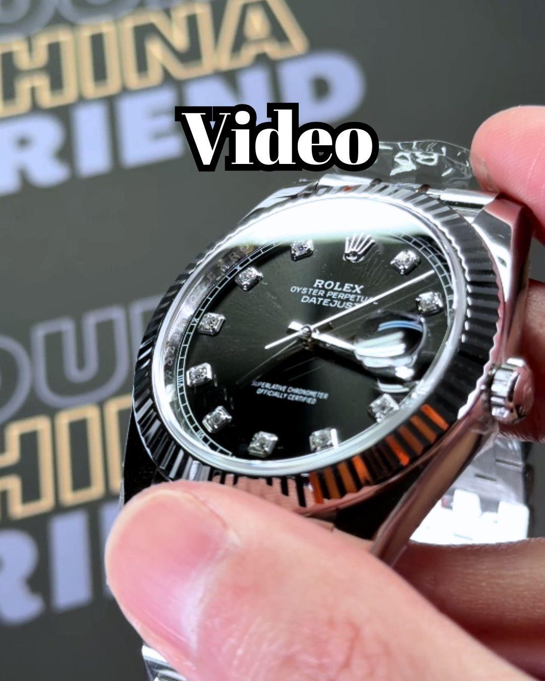 Datejust Black Diamond 41mm video