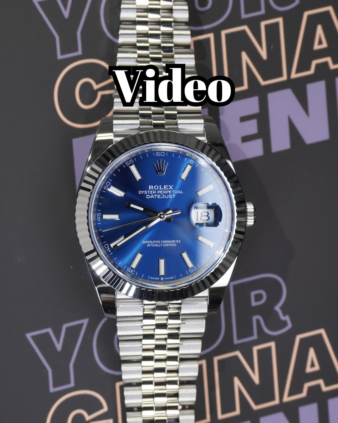 Datejust Blue 41mm video