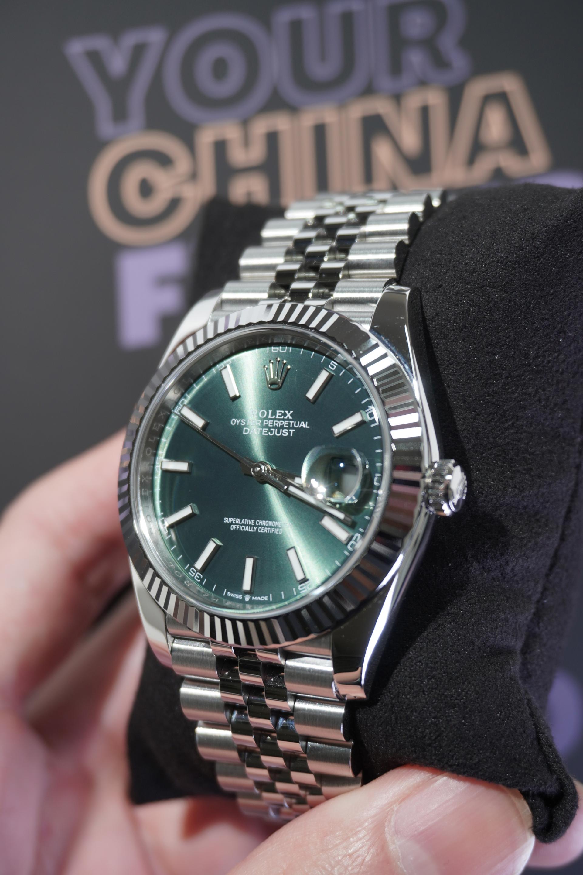 Datejust Mint Green 41mm 5