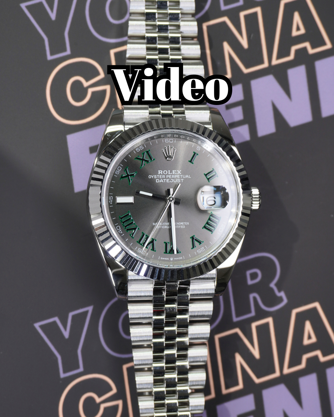 Datejust Wimbledon 41mm video