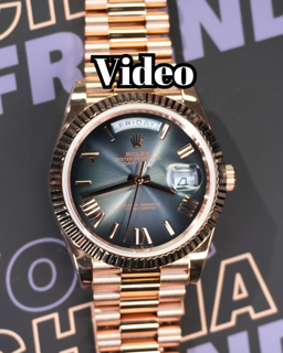 DayDate Rose Gold Smoke Ombre 40mm video
