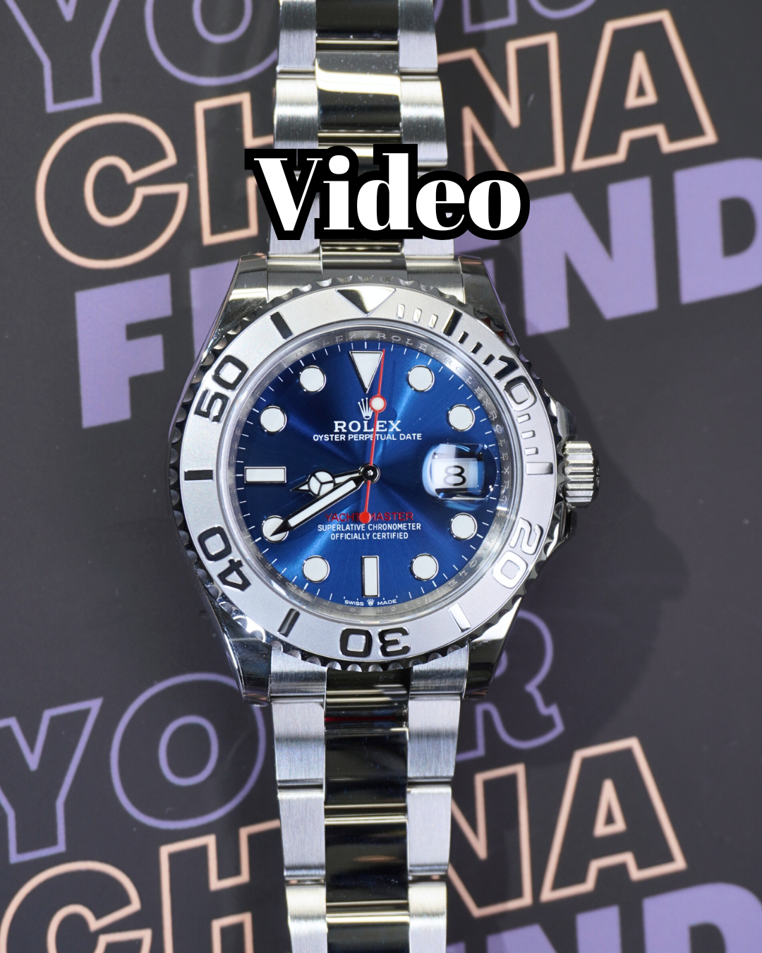 Yacht-Master Blue 40mm video